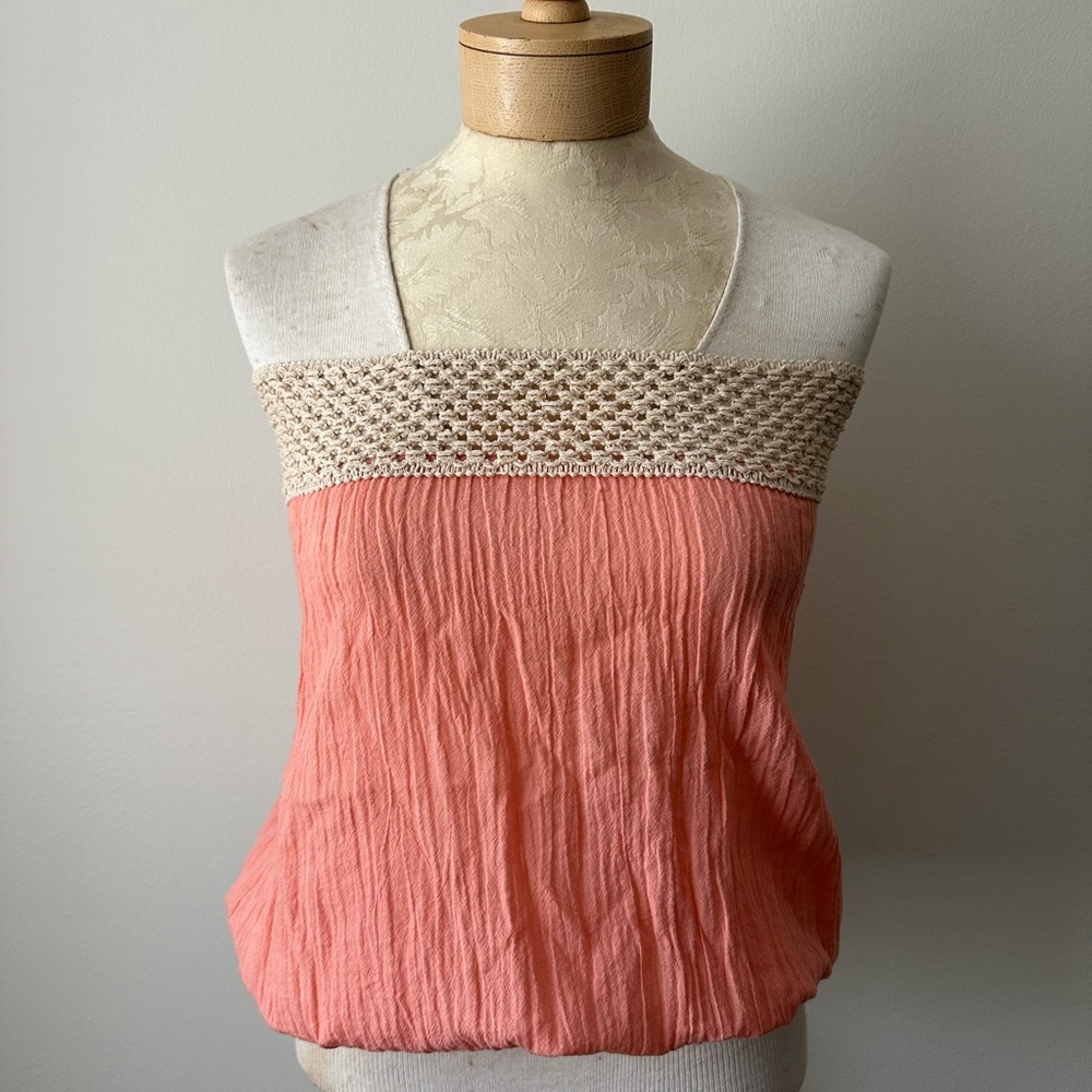 ELAN Strapless Coastal Boutique Top S